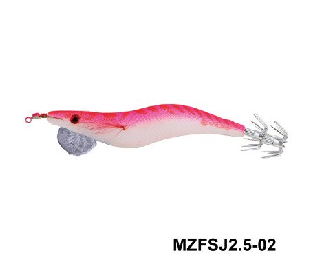 AQUA MARINE - Cloth Squid Jig Lure with Glow (2.5)